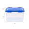 IRIS USA 4Pack 46.6qt WEATHERPRO Airtight Plastic Storage Bin with Lid and Seal and Secure Latching Buckles